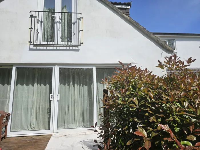 The same gable re-rendered and the whole elevation painted